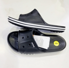 Dép Crocs Unisex Bayaband Slide - Black/White