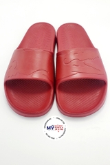 Dép Nam Lacoste Croco - Màu đỏ đậm