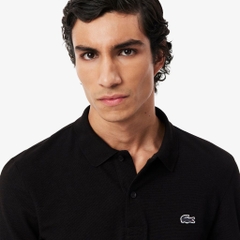 Polo Lacoste Regular Fit Cotton Blend - Black