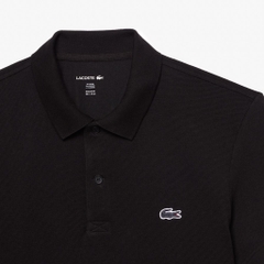 Polo Lacoste Regular Fit Cotton Blend - Black