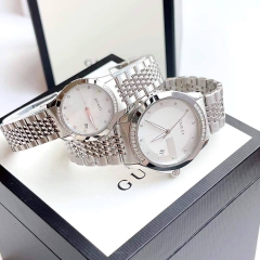Gucci G-Timeless Diamonds Mother of Pearl Dial Silver Tone Diamond