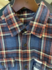 Sơ mi dài tay geogre navy heather plaid