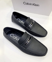 Giầy Loafer Calvin Klein - Black - Khóa bóng