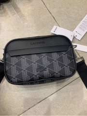 Túi Lacoste - Đen hoạ tiết kẻ