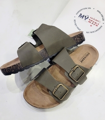 Dockers Men's Adjustable Strap Footbed Sandals - Olive