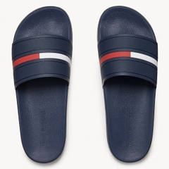 Dép Tommy Hilfiger Men's Redder Slide - Dark Blue