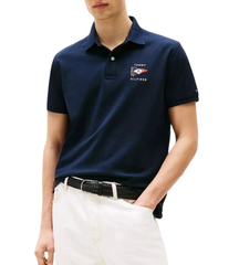 Polo Tommy Hilfiger Regular Fit Nautical Flag - Navy