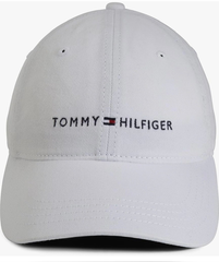 Mũ Tommy chữ ngang - Trắng