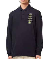 Polo Lacoste Seasonal Long Sleeve Classic Fit Chest Branding - Abimes