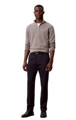 Trousers Calvin Klein Cotton Stretch Slim - Dark Sapphire