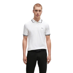 POLO BOSS PAUL CURVED WHITE