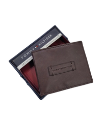 Ví Tommy logo chữ nhật khâu