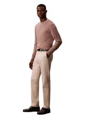 Trousers Calvin Klein Cotton Stretch Slim - Beige