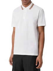 Polo-Shirt Burberry 'Pierson' TB Collar - White