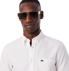 Shirt Regular Fit Short Sleeve Oxford - White
