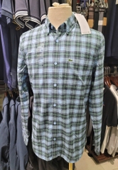 Shirt Lacoste Regular Fit Check Print Flannel - Blue / Green / Navy Blue • T84