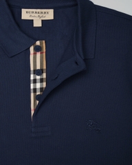 Polo Burberry Hartford Check Placket Navy 8014004