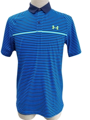 Áo Golf nam Under Armour - Kẻ xanh đen