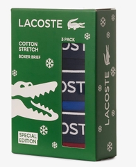 Lacoste Men's 3 Pack Boxer Briefs