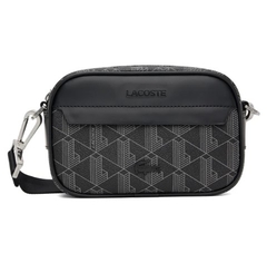 Túi Lacoste - Đen hoạ tiết kẻ