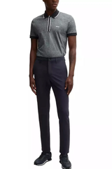 Áo Polo BOSS Men's Striped Trim Polo Shirt - Dark Blue 402