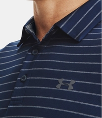 Áo Golf nam Under Armour - Navy kẻ xám
