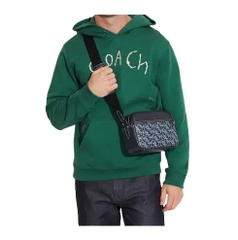 Túi Coach Navy hoạ tiết chữ