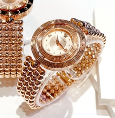 Đồng hồ Versace vàng - Mặt xoay vàng hồng