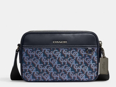Túi Coach Navy hoạ tiết chữ