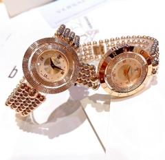 Đồng hồ Versace vàng - Mặt xoay vàng hồng