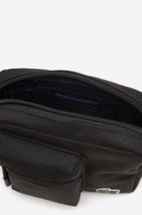 Túi Canvas Lacoste - Đen logo nhỏ thêu góc