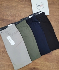 Pants Calvin Klein Slim Fit Infinite Flex Waist - Fatigue Green
