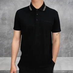 polo Versace cổ vàng họa tiết nhũ