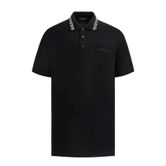polo Versace cổ vàng họa tiết nhũ