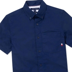 Slim Fit Short-Sleeve Poplin Shirt | Tommy Hilfiger USA