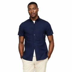 Slim Fit Short-Sleeve Poplin Shirt | Tommy Hilfiger USA