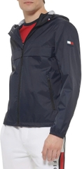 Khoác gió Tommy lightweight breathble waterproof - Navy