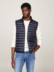 Vest Packable quilted Tommy - Navy