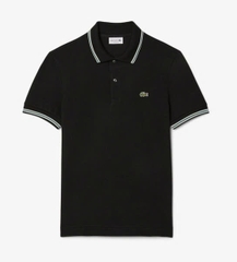 Polo Lacoste Smart Paris Contrast Neck - Black