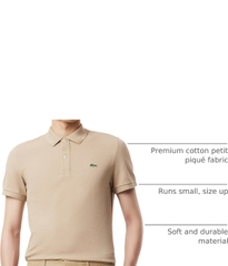 Polo Lacoste Slim Fit L.12.12 Piqué - Beige
