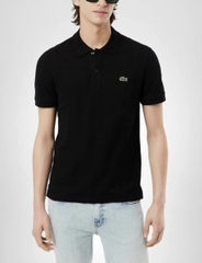 Polo Lacoste Slim Fit L.12.12 Piqué - Black