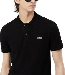 Polo Lacoste Slim Fit L.12.12 Piqué - Black