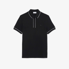Polo Lacoste Regular Fit Paris Stretch Piqué - Black