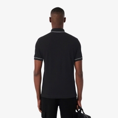 Polo Lacoste Regular Fit Paris Stretch Piqué - Black