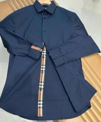 Shirt Burberry Regular Fit Cotton Poplin - Navy
