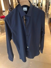 Shirt Burberry Regular Fit Cotton Poplin - Navy
