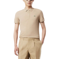 Polo Lacoste Slim Fit L.12.12 Piqué - Beige