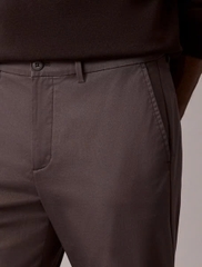 Trousers Calvin Klein Cotton Stretch Slim - Dark Gray