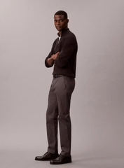 Trousers Calvin Klein Cotton Stretch Slim - Dark Gray