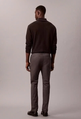 Trousers Calvin Klein Cotton Stretch Slim - Dark Gray